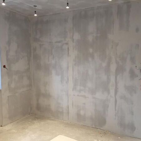 Verlegung einer Wandheizung